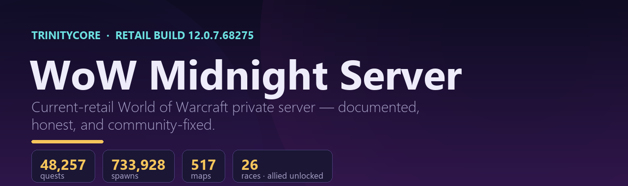WoW Midnight Server